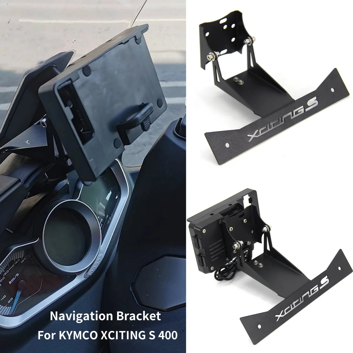 

Для Kymco XCITING S400 S400 навигационный кронштейн GPS держатель телефона ДЛЯ импортированного из Тайваня гребной Guang Yang аксессуары для мотоциклов