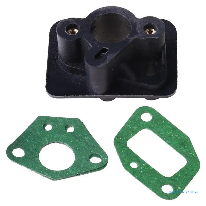 2x/Set 40-5 52CC 43CC Brush Cutter Intake Manifold Carburetor Base Connector