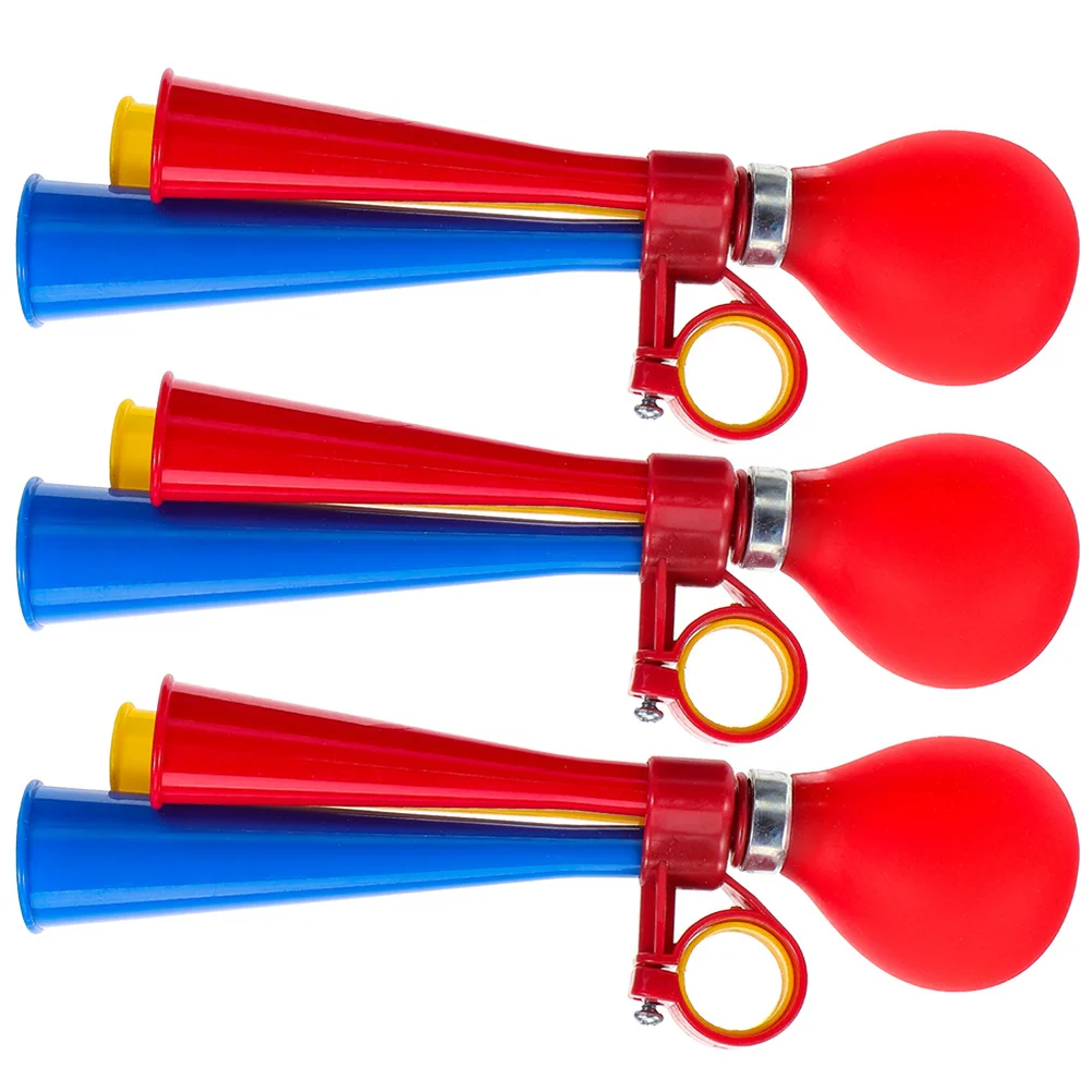 

3Pcs Bike Horns Professional Handlebar Loud Air Horns Safety Signal for Road Mountain Folding Bicycles Outdoor Accessories