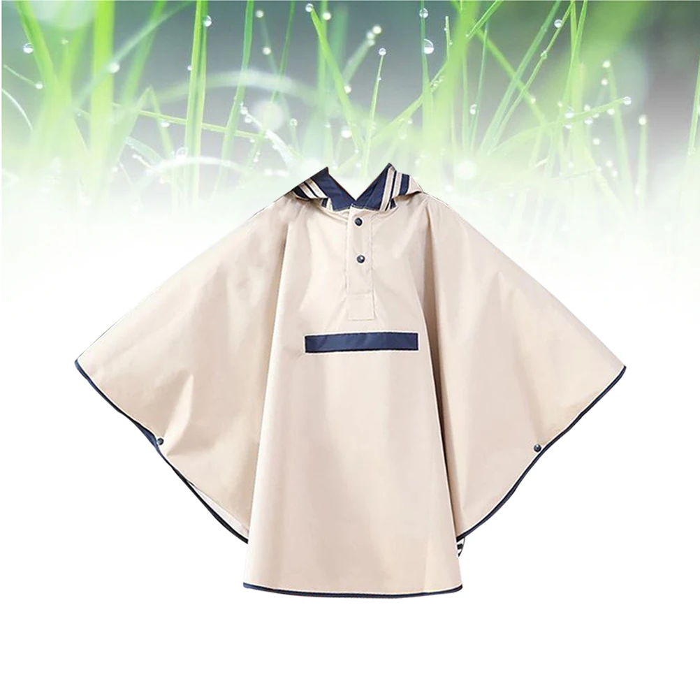 

Cape-style Raincoat 's Girls Waterproof Poncho Jacket Rainwear Boy