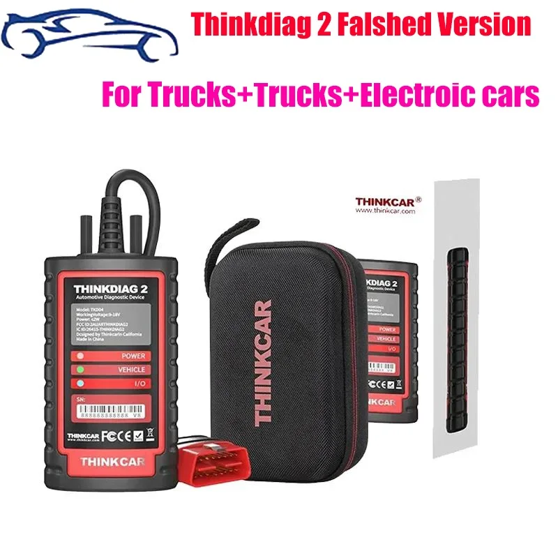 THINKCAR Thinkdiag 2 Thinkdiag2 Support Flashing Software Support CAN FD Protocol All System Diagnostic PK DBScar 7 VII GOLO PRO