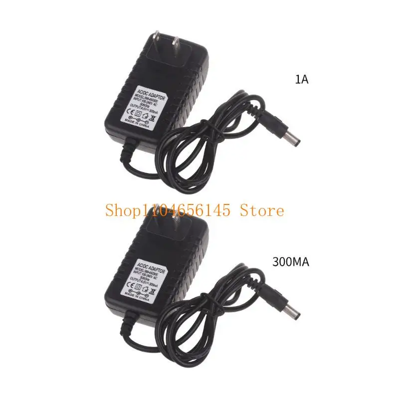 652F 4.5V 1A/4.5V 300mA Power Supply Adapter Plug 5.5x2.5mm Tip Negative Sleeve
