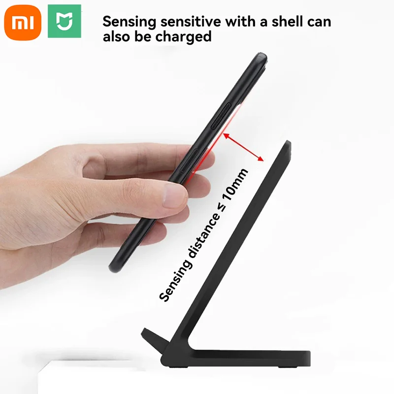 Xiaomi MIJIA 15W Fast Charging Dual coil Desktop Stand 2-in-1 Stand  for iPhone Huawei  Samsung Wireless Charger 2024 New