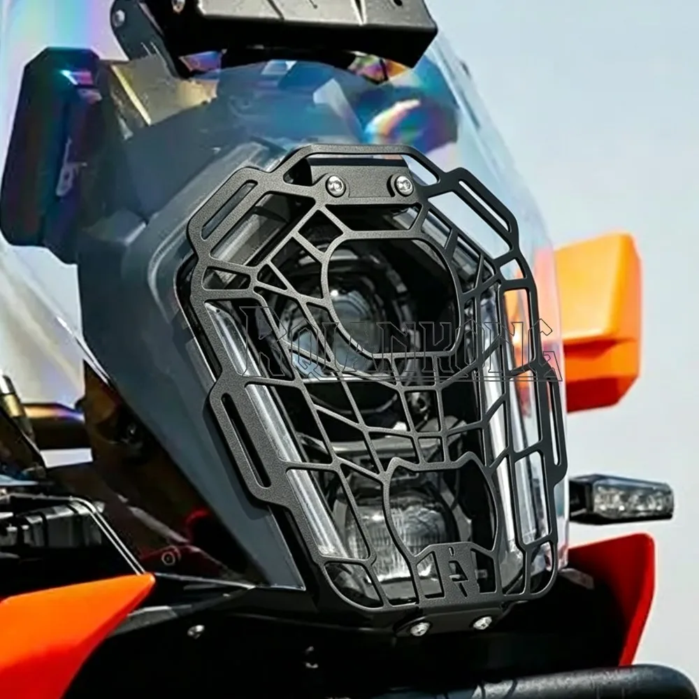 For 390 Adventure 390ADV ADV R X 2025 Motorcycle HeadLamp Mesh Grille Headlight Guard Grille Cover Protector 390Adventure 2026
