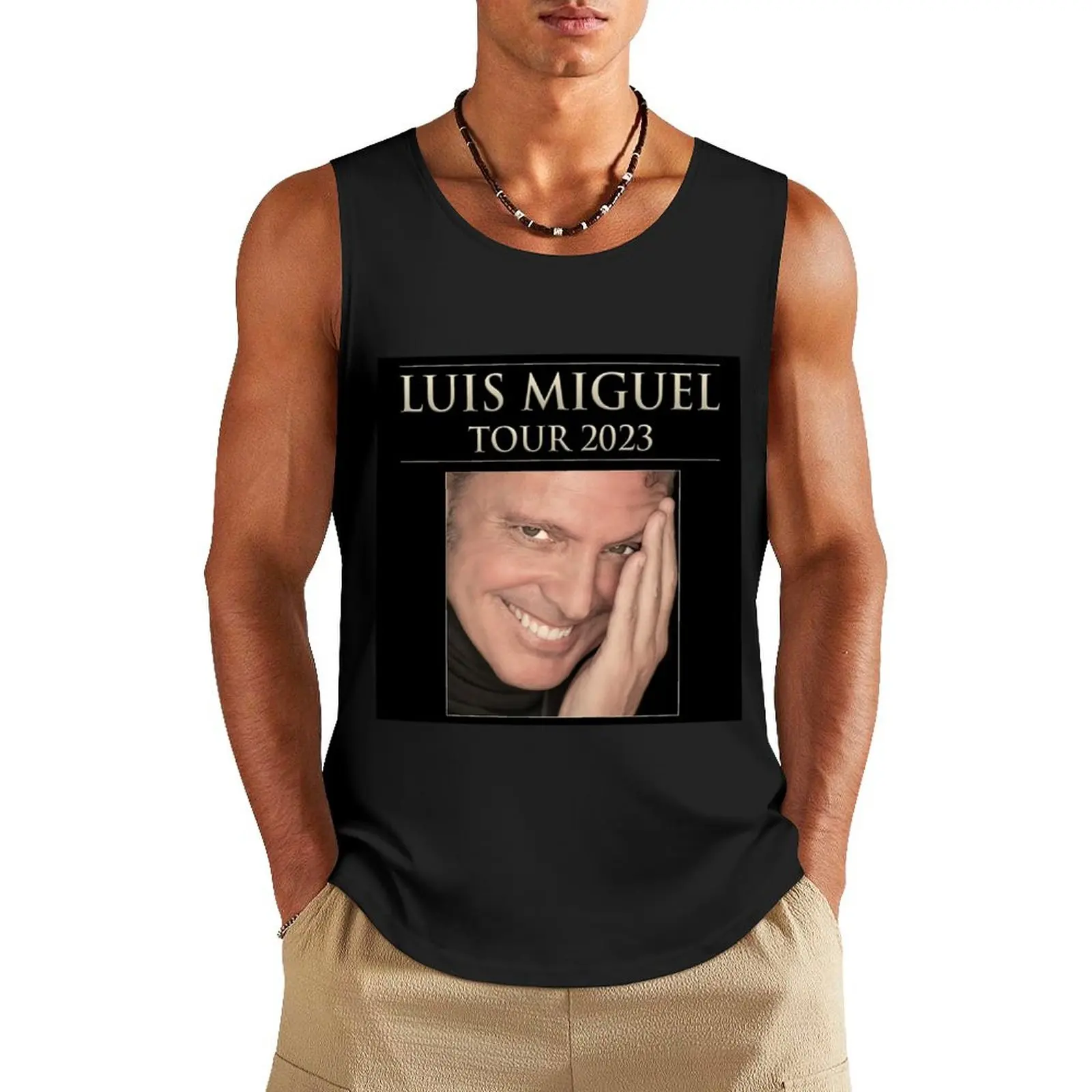 

Luis Miguel Tank Top Men's sports t-shirt Men's cotton t-shirt basketball clothing gym accessories man