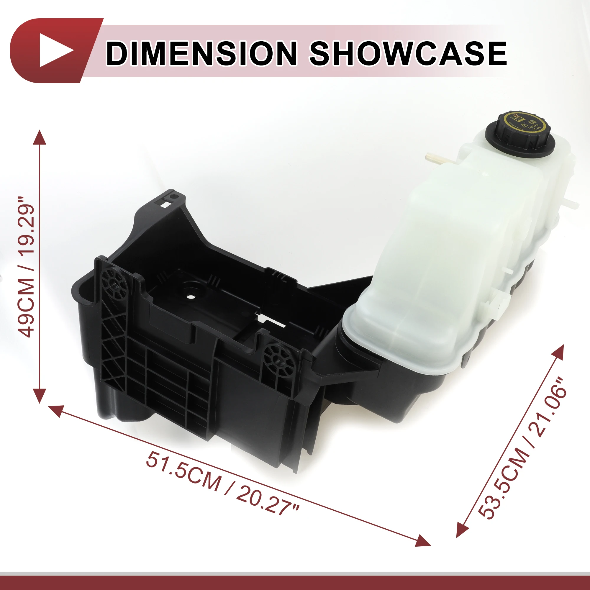 

UXCELL 1 комплект левый расширительный бак для охлаждающей жидкости двигателя для Ford F250 F350 F450 F550 Super Duty радиатор охлаждающей жидкости No BC3Z8A080B