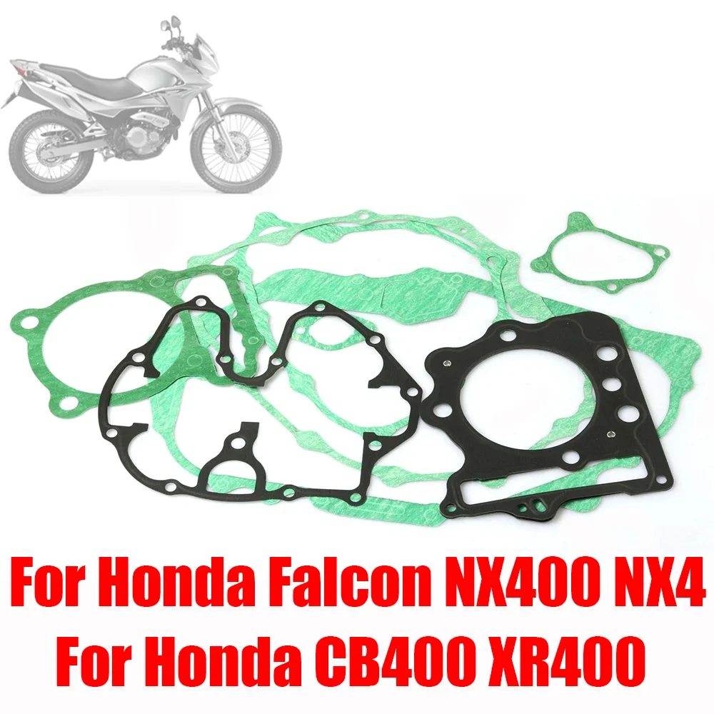 

Motorcycle Gasket Kit For Honda Falcon NX400 NX4 NX 400 4 XR 400 CB400 XR400 Full Engine Cylinder Crankcase Clutch Cover Gasket