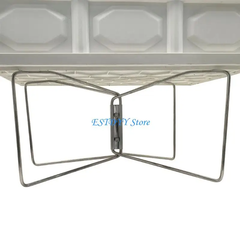 

G6DE Camping Gear Stabilizers Base for Case Stainless Steel Construction Folding Design Includes Nonslip Pad Travel Friendly