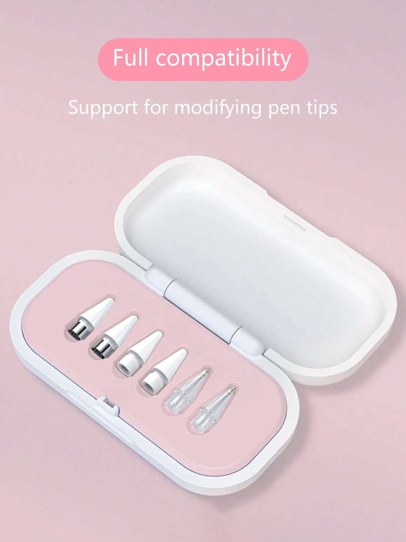 Apple Pencil 1st/2nd Gen Nib Storage Case, Stylus Tip Accessories Box, Replacement Nib Holder (1PC, Nibs Excluded)