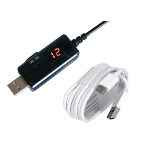 USB Boost Converter DC 5V to 9V 12V USB Step-up Converter Cable + 3.5x1.35mm Connecter For Power Supply/Charger/Power Converter