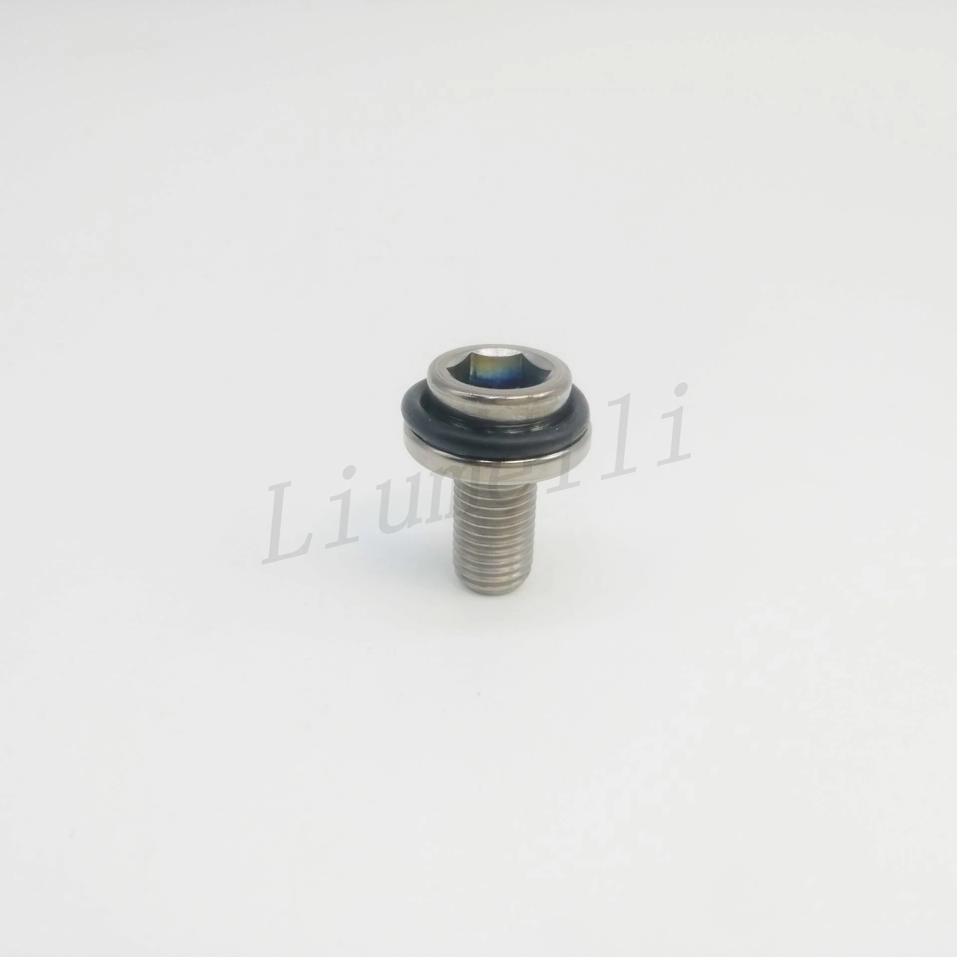 Liumeili Titan-Kurbelbolzen, Rennrad, Radfahren, Ti-Schraubenausdreher, M8 x 15 mm, Rastermaß 1,0 mm – Detail 7