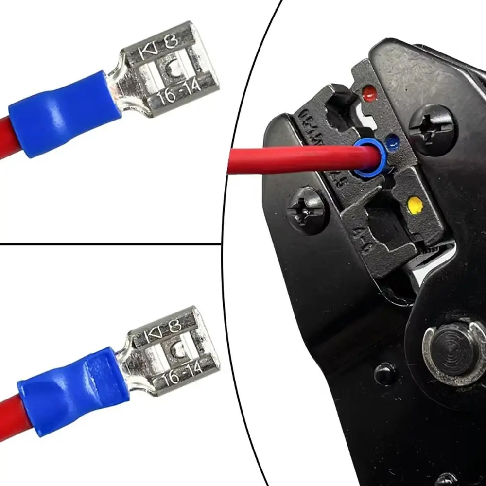 50Pcs 2.8/4.8/6.3mm Wire Connectors FDD/MDD1.25/2/5.5 Female/Male Electrical Crimp Terminal Spade Insulated Quick Disconnects