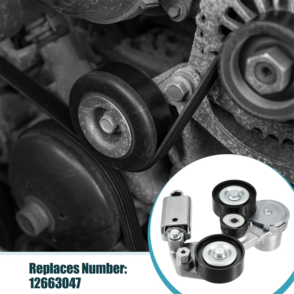 

New_Drive Belt Tensioner Assembly 12663047 for Chevrolet Impala Malibu