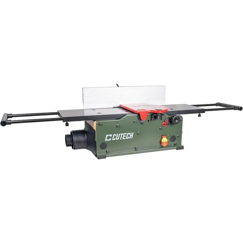 

40180HB 8-Inch Spiral Cutterhead Benchtop Jointer with teflon-Coated Aluminum Tables, 16 TC Inserts, 19-5/8” Aluminum Fence