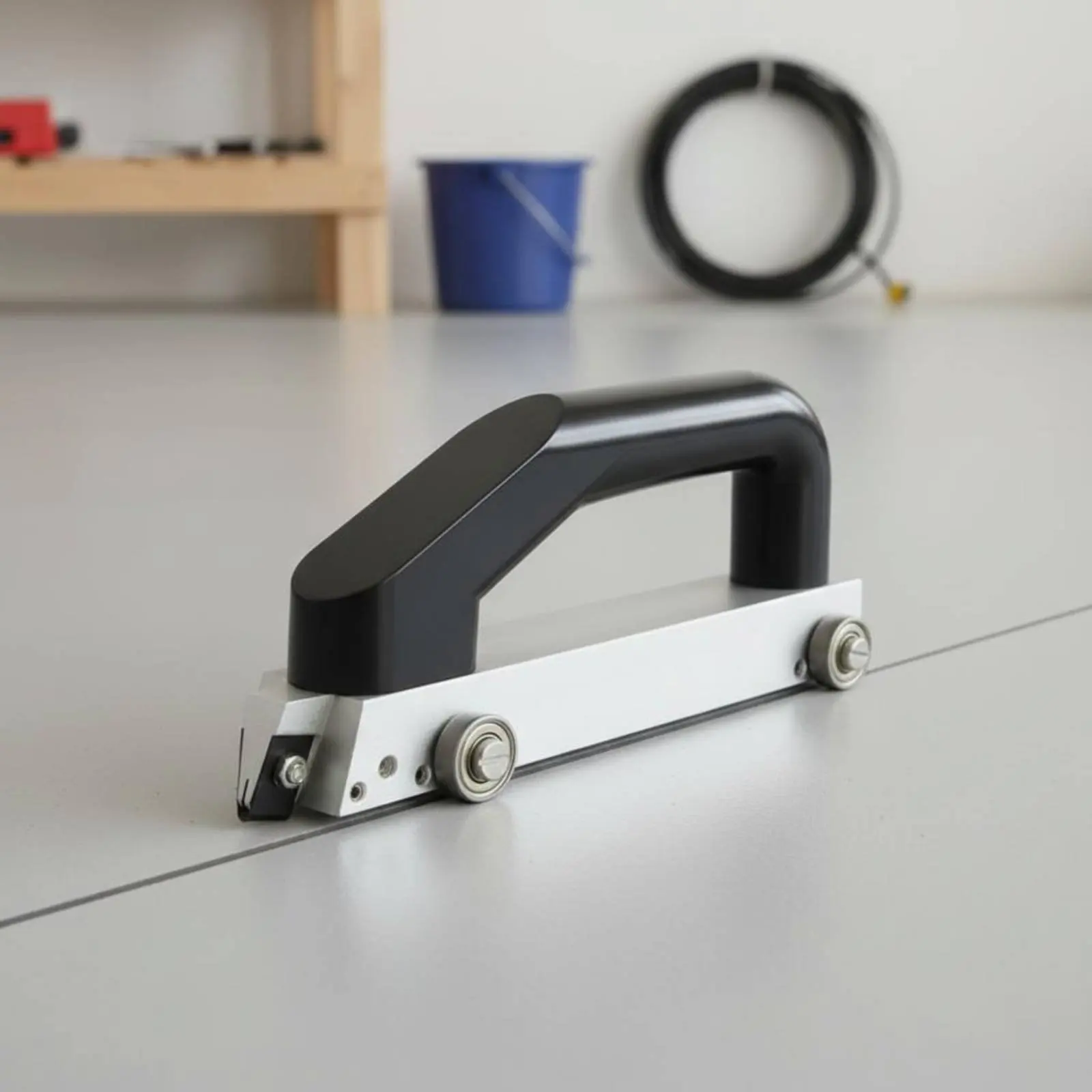 

PVC Floor Groover Handheld Vinyl Flooring Grooving Cutter Vinyl Groover Precision Cutting Adjustable Grooving Tool