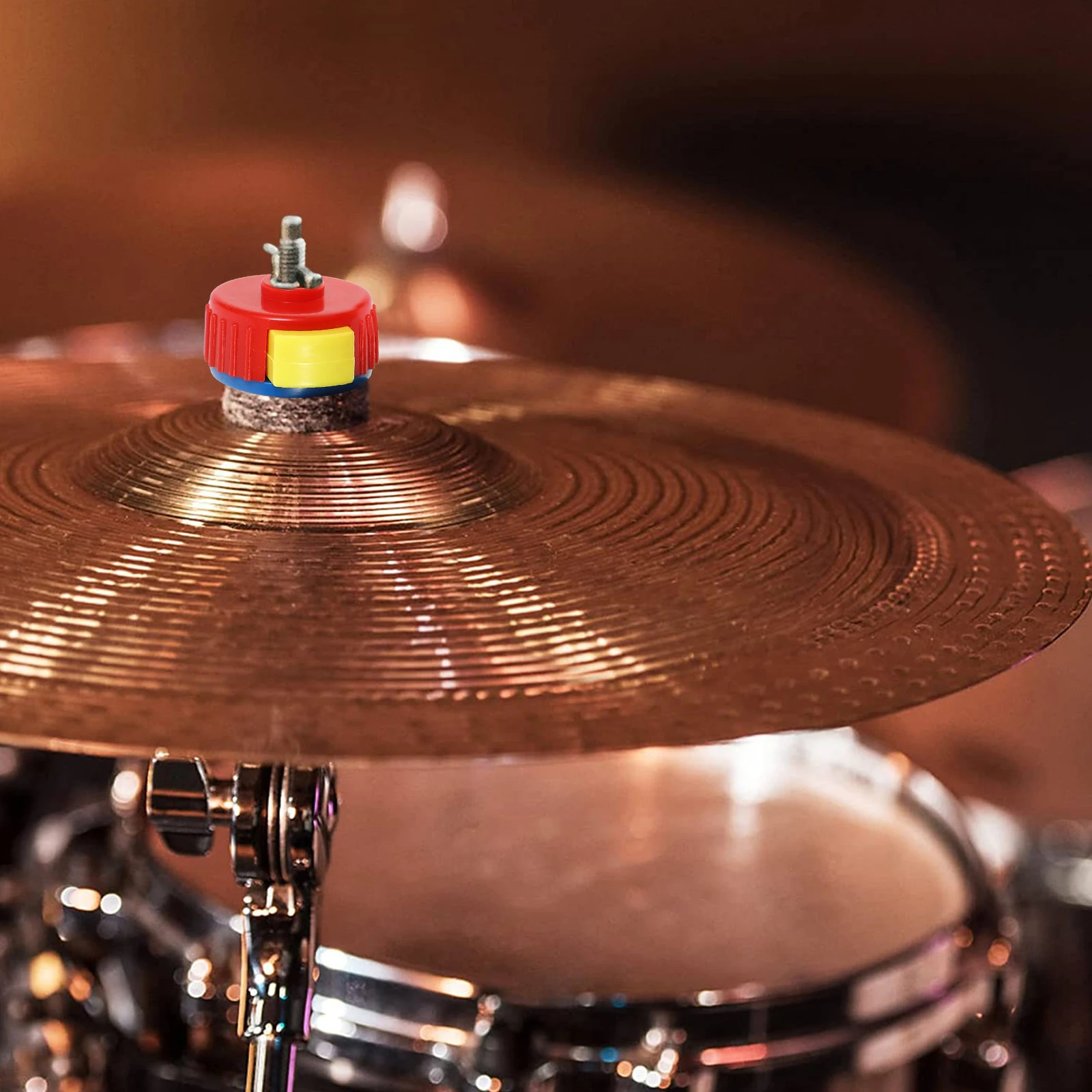 

5 Pcs Quick Release Cap Screw Nuts Drum Accessories Quick-set Cymbals Caps Hihat Universal