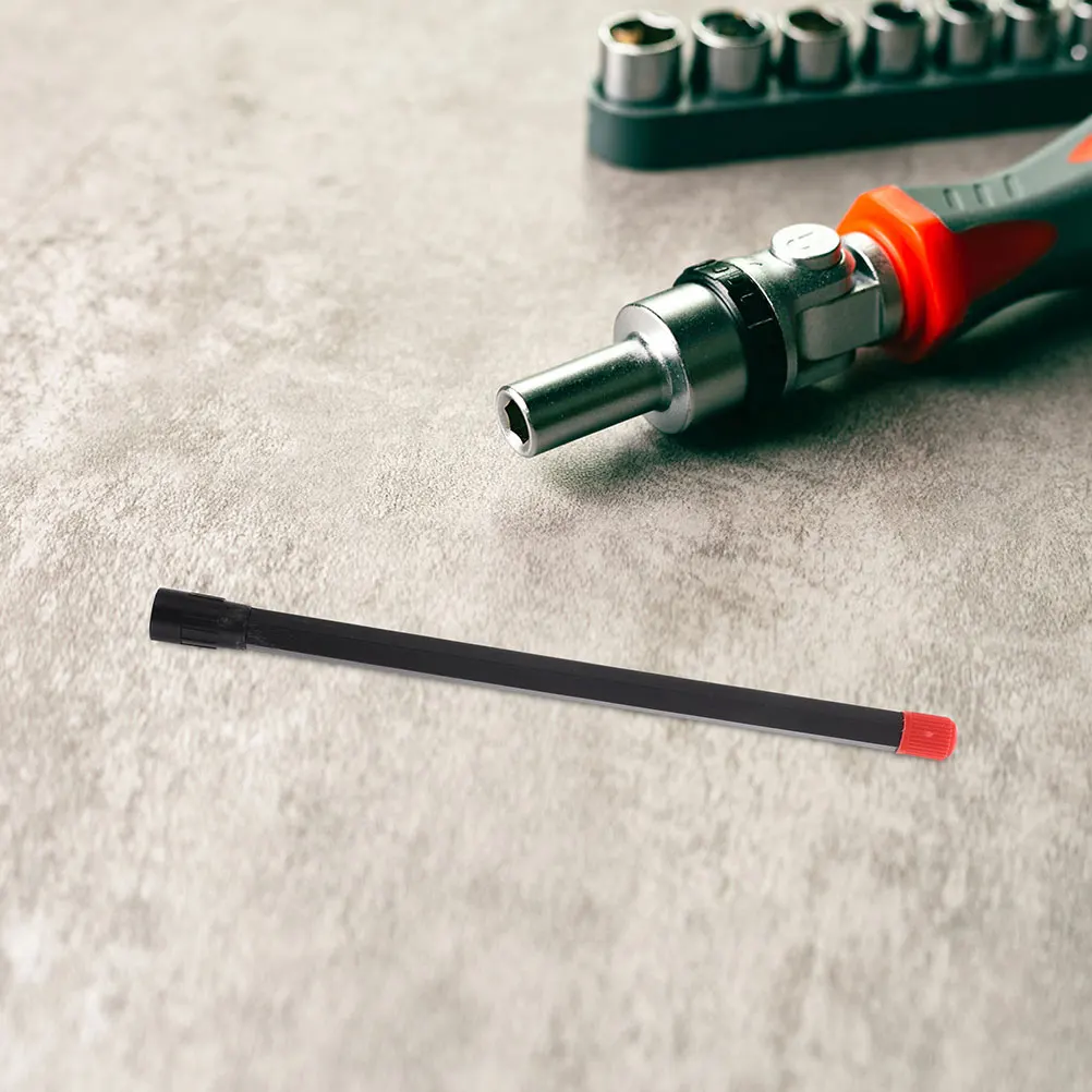 

10 Pcs Valve Extension Rod Electric Scooter Extender Plastic Tire Stem Tube Black