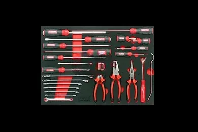 Juego de portaherramientas de llave/destornillador de 24 piezas