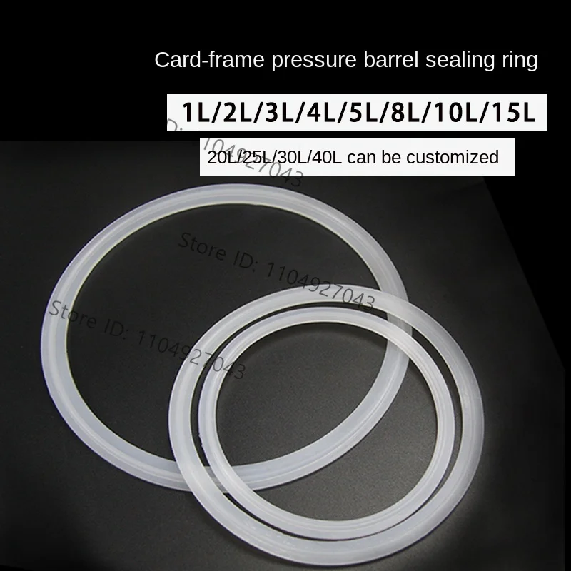 1Pc high temperature acid and alkali resistant sealing ring, card frame silicone ring, dustproof, pressure bucket of dispenser