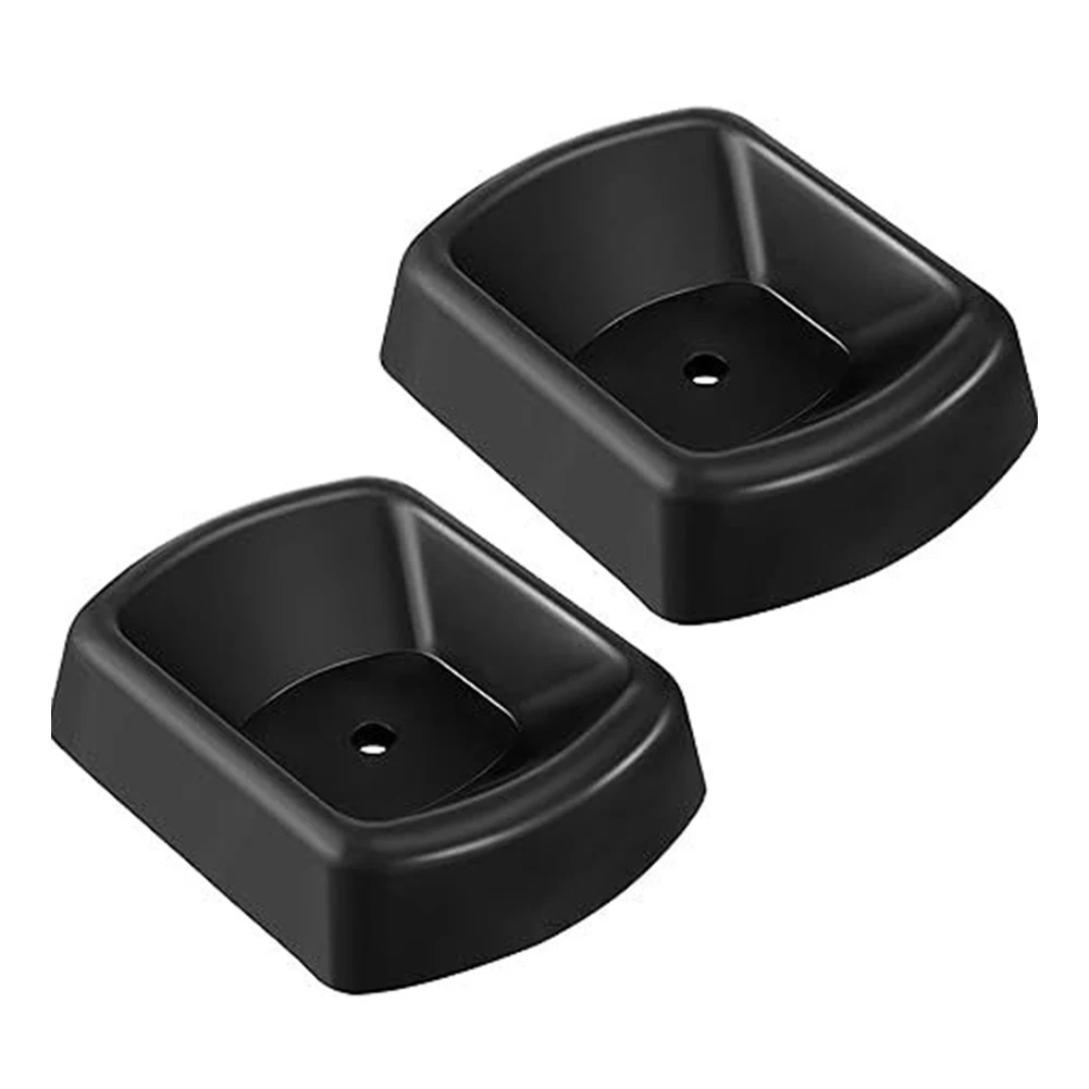 2 Pcs Heavy Duty Rubber Wheel Chocks for Trailer Stabilization Prevents Rolling and Sinking for RV and Boat Trailers