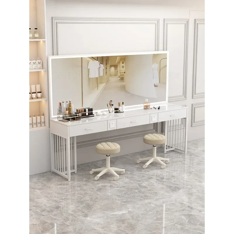 dressing table, special for photo studio, lit wedding dress shop, beauty salon, school makeup shop