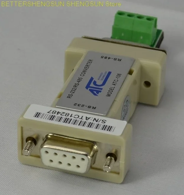

ATC-106 passive RS-232 to RS-485 interface converter (four bit terminal)