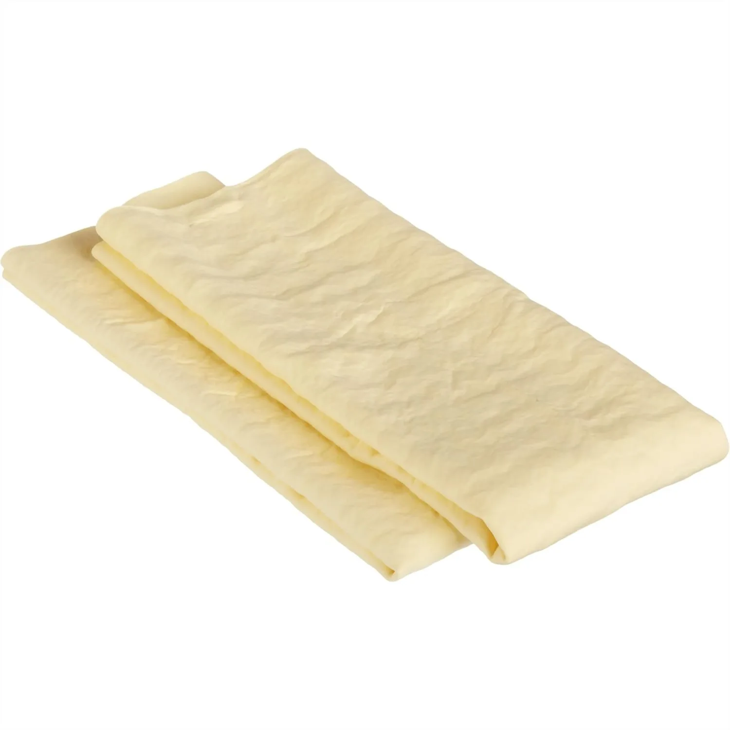 Synthetic Chamois Cleaning Cloth for Fast Absorption, Machine Washable 26"x17" 2 Pack Yellow