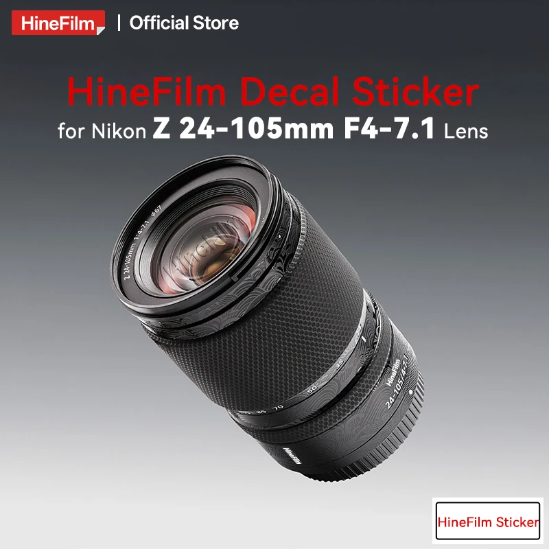 

Hinefilm Skin for Nikon Z 24-105 f4-7.1 Lens Decal Skin 24 105 Lens Wrap Cover Sticker 24105 Protector Z24-105 Skin