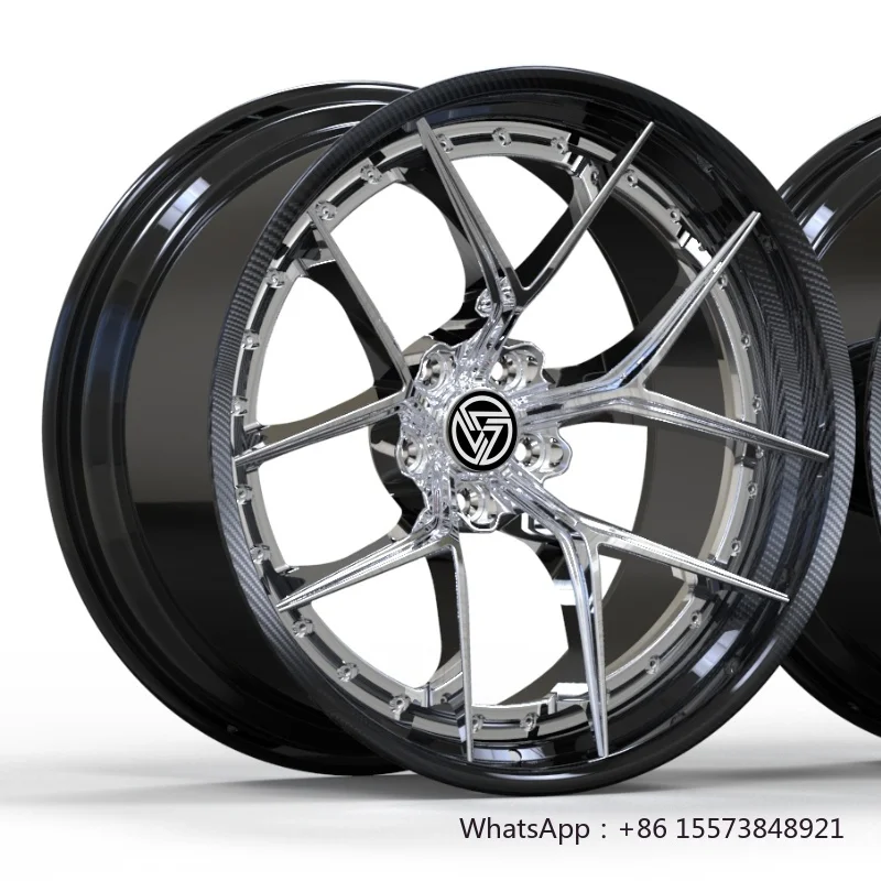 

Custom Carbon Fiber Cover Lip Deep Concave 18 20 22 24 Inch Forged Wheels 5x112 5x114.3 5x120 Forged Rims