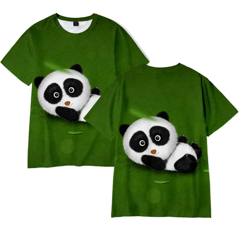 

Kawaii Panda Graphic T Shirt Cute Jiu Jiu You You Printing T-shirts Pop Men Women Streetwear Tee Harajuku Kids Boy Girl Clothing