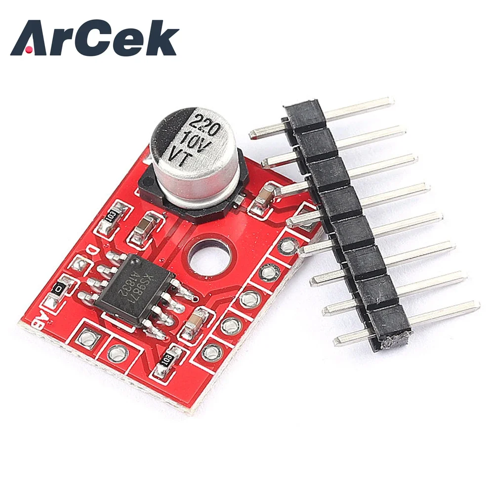 Super Mini Digital Amplifier Board 1* 5W Class D Digital 2.5V To 5.5V Power Amplifier Board Efficient Class AB D Optional