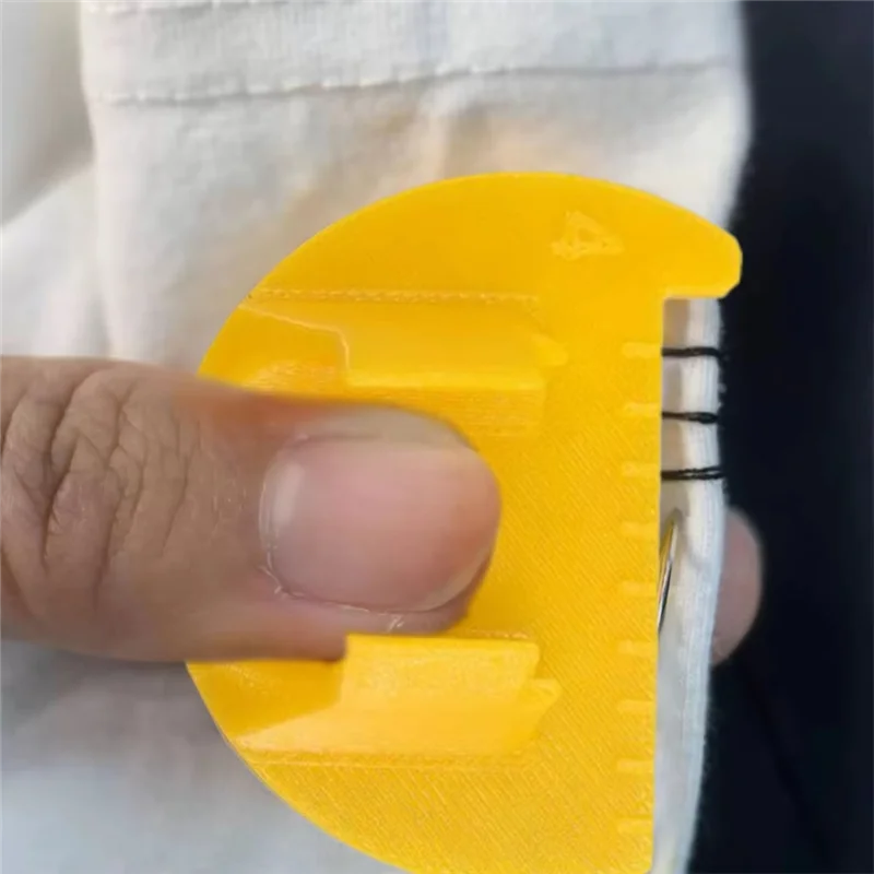 AT19-Edge Stitch Lock & Sewing Gauge، أداة خياطة قفل غرزة الحافة، قوالب خياطة 4/3 مم، مسطرة خياطة لقياس الإبرة