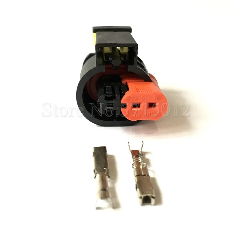 2 Hole Waterproof Sensor VVT Plug Auto Cam Into The Exhaust Solenoid Valve Harness Connector