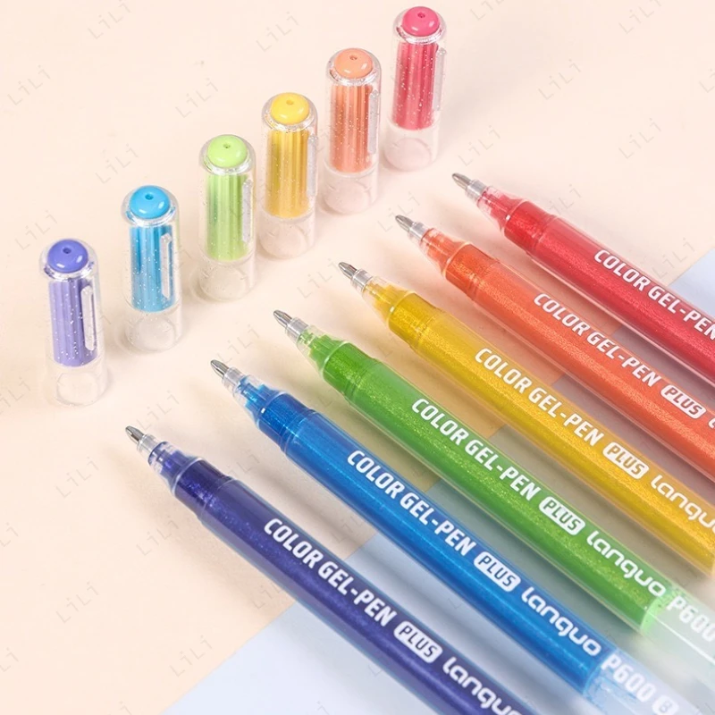 Student Specific Drawing Flash Pen Large Capacity Flash Special Effects Color Neutral Note Taking Key Flash Pen