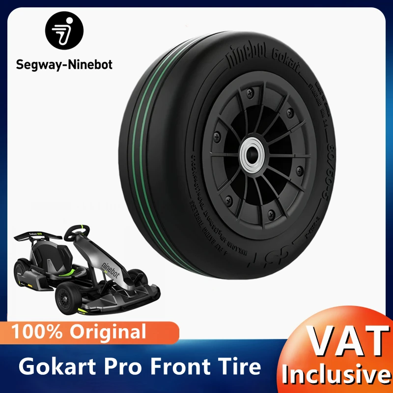 Front Wheel for Ninebot by Segway GoKart Pro/Gokart Kit, Gokart Karting Front Wheel Replacements Kart Kit Refit Original Parts