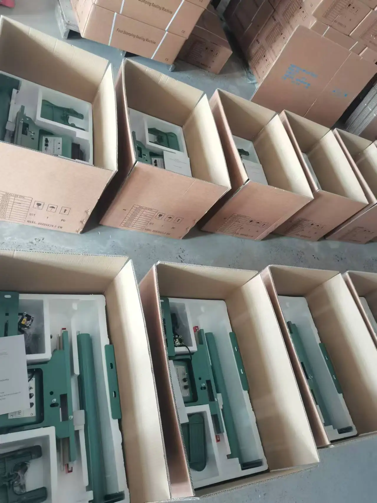 PFS-F650 Macchina termosaldatrice a pedale prezzo es-factory / termosigillatrice per sacchetti in plastica per goffratura