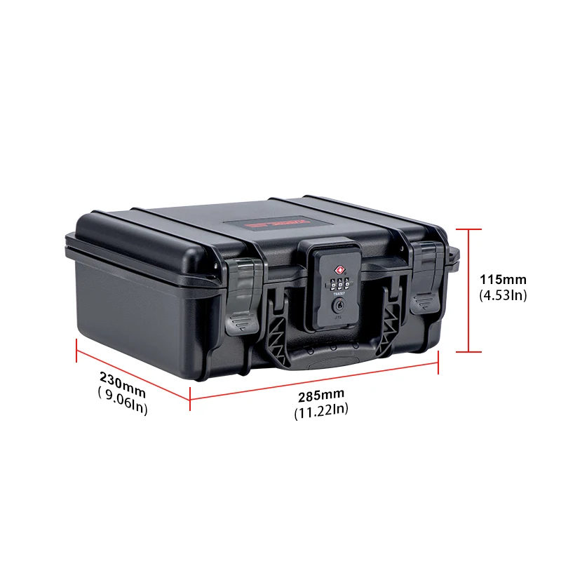 2-warstwowe etui z zamkiem TSA do DJI Osmo Pocket 4P, wodoodporne, odporne na wstrząsy, podróżne pudełko, twarda obudowa, futerał do przenoszenia akcesoriów do kamery — zdjęcie produktu 6
