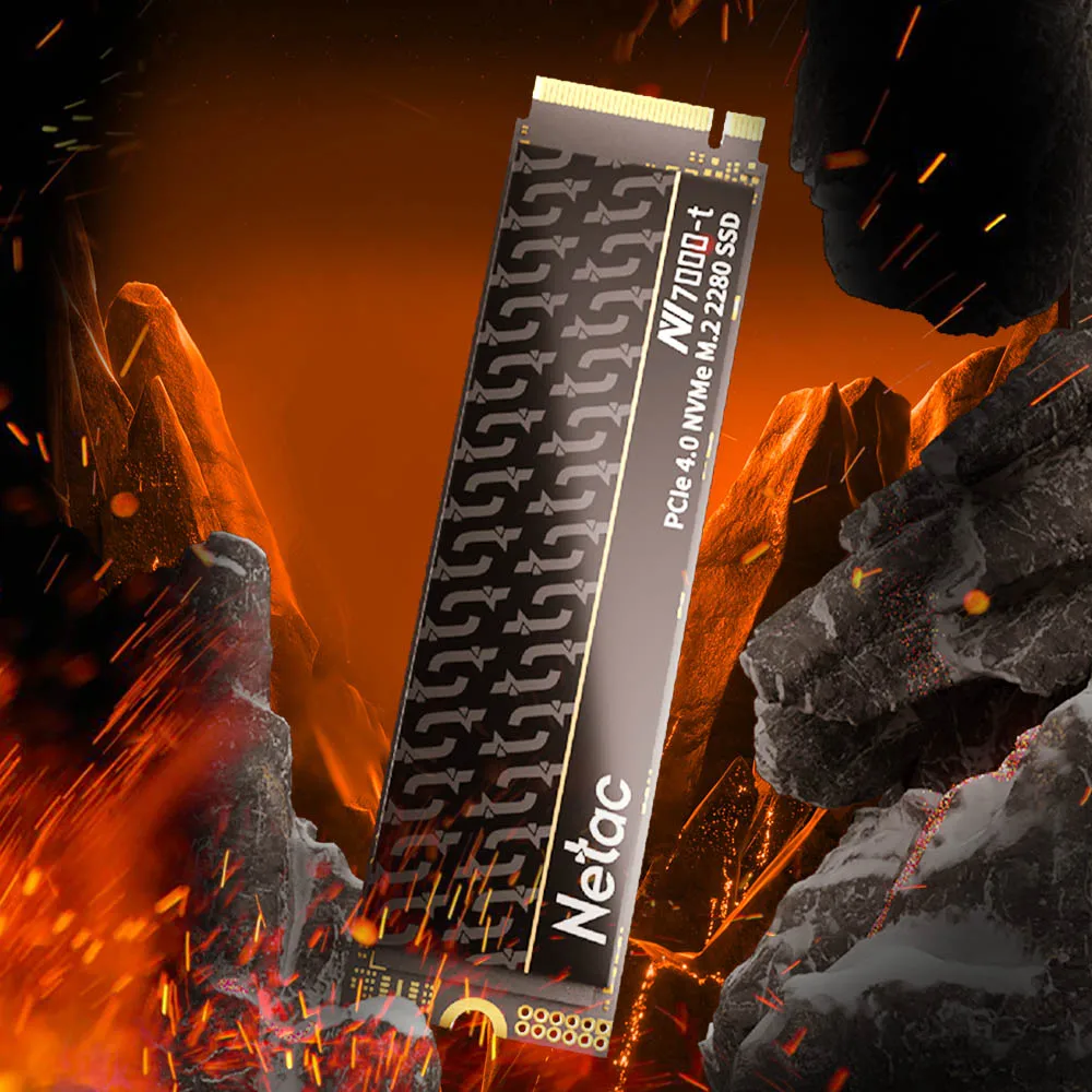 Netac SSD NVMe M2 1 تيرا بايت 2 تيرا بايت 4 تيرا بايت SSD PCIe4.0 M.2 2280 NVMe DRAM ذاكرة تخزين مؤقت محرك الحالة الصلبة الداخلي لأجهزة الكمبيوتر المحمول المكتبية PS5 جهاز كمبيوتر شخصي