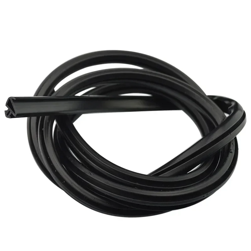 1/2/5m Bridge Aluminum Alloy Door Window Sealing Strip Slot Type Plastic Silicone Strip Sound Insulation,wind Proof Waterproof