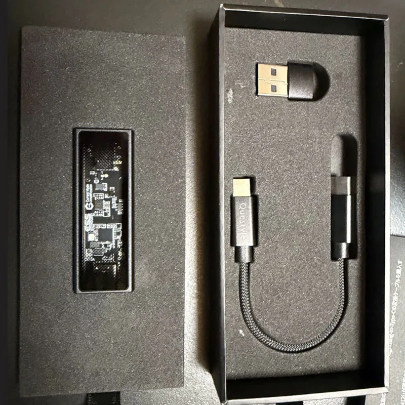 QUESTYLE M12i M15i ヘッドフォンアンプ、Hi-Fi 音質、PCM、DSD512a対応、内蔵DAC、IOS/Android対応 Little Tail