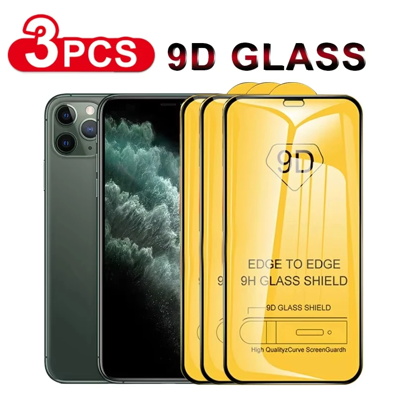 

1-3PCS 9D for Samsung S24 S25 Ultra S23 S22 S21 Plus FE 5G Protective Glass M52 M32 5G S10 Lite S10E Protector Tempered Glass