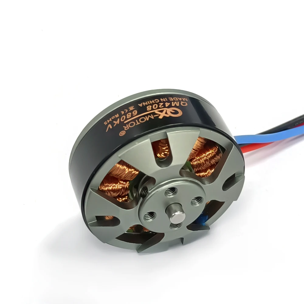 QX-MOTOR Toys QM4208 380kv 680KV 3508 Brushless Motor for RC Jet Helicopter Multiaxis Drone Fixed-wing Parts