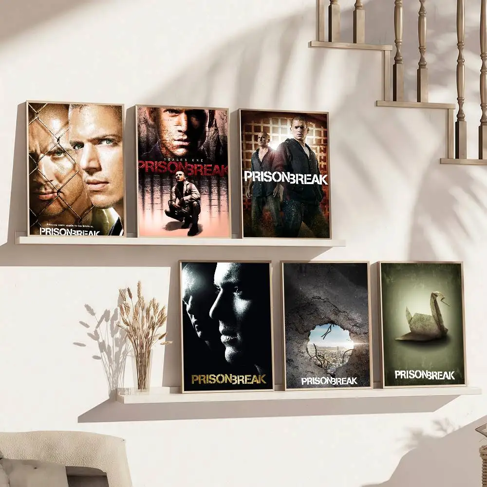 Film-P-Prison Break-Poster, klassische Wandkunst, Leinwanddruck, geeignet für Zuhause, Wohnzimmer, Raumdekoration, Gemälde