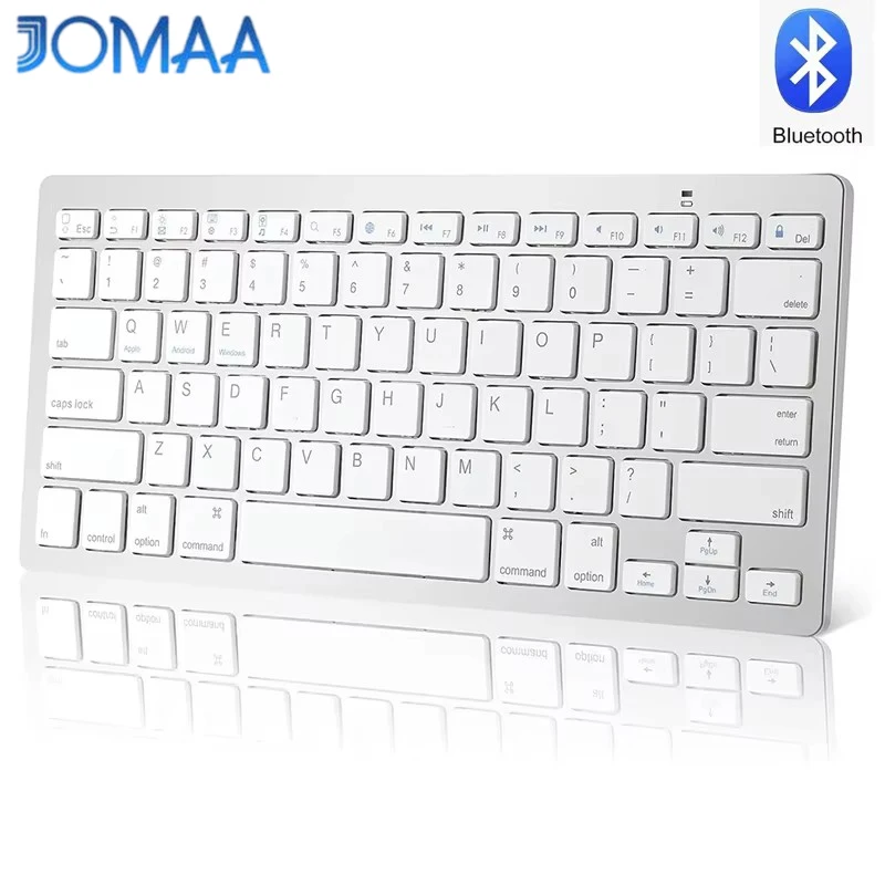 Portable Portable Wireless Bluetooth Keyboard Ultra Thin Quiet Click Keyboard for Smartphone PC Laptop Tablet - Aliexpress Deal