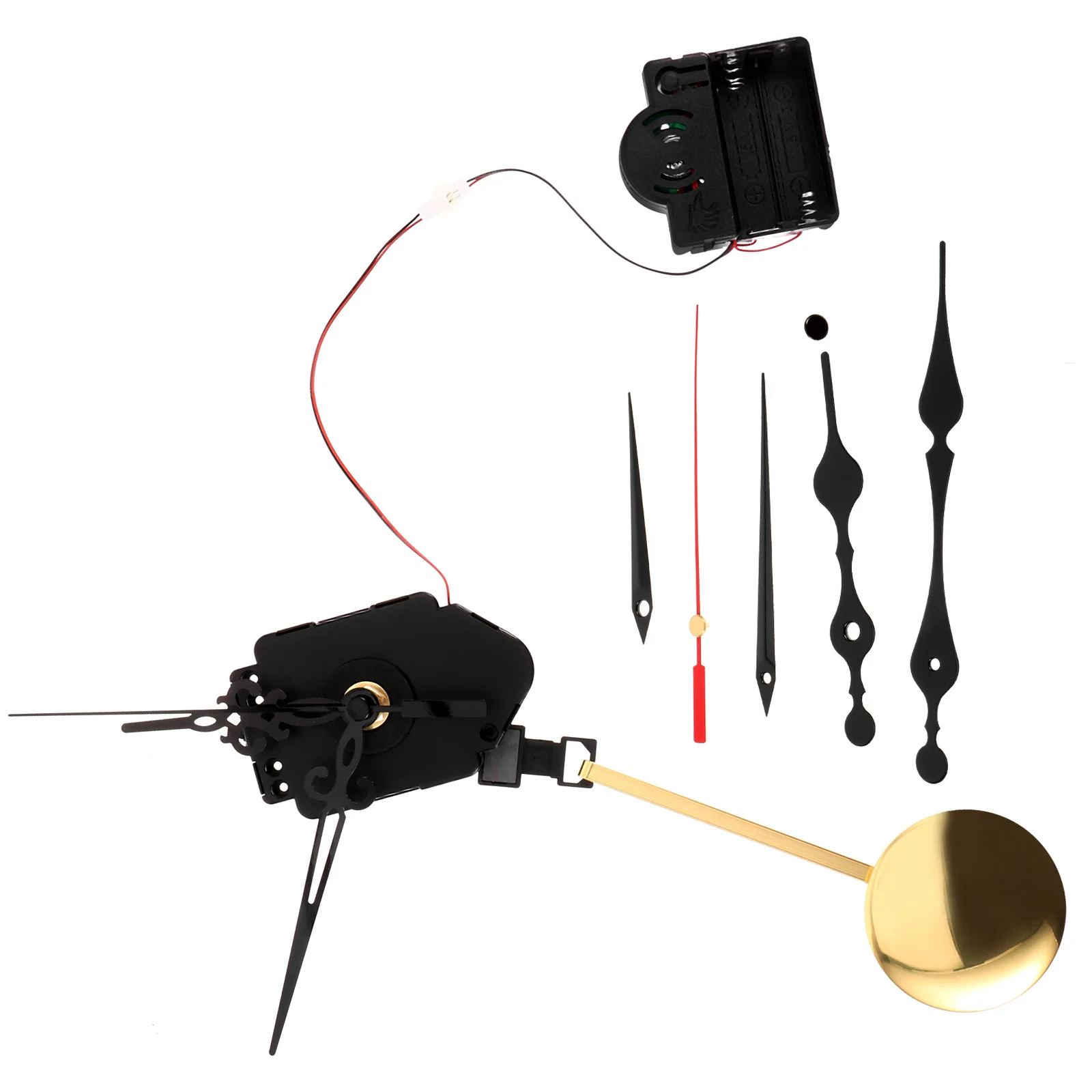 

1 set 1 Set Music Box Pendulum Movement Kit Wall Mechanism Replacement Diy Clock Hands Repair Tool Craft Clock Accessories