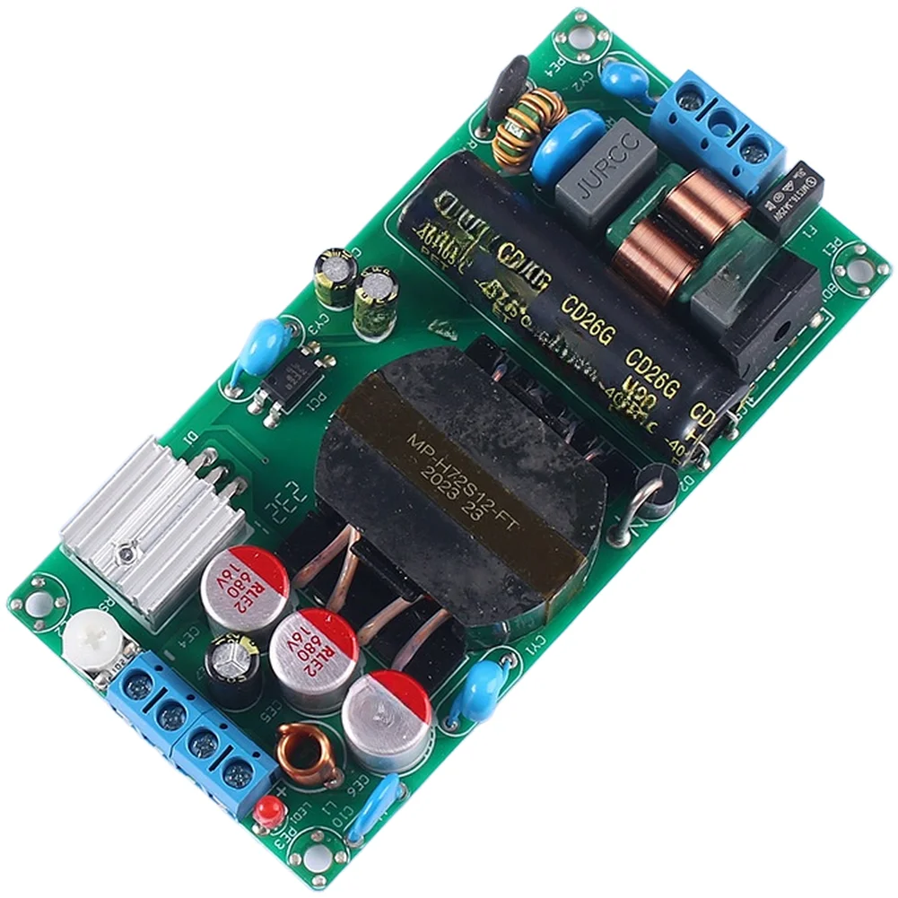 AC Input 90-264V 72W Power Supply Module 12V 24V Adjustable DC Output Ultra Thin 18mm Height for Robotics and Sensors