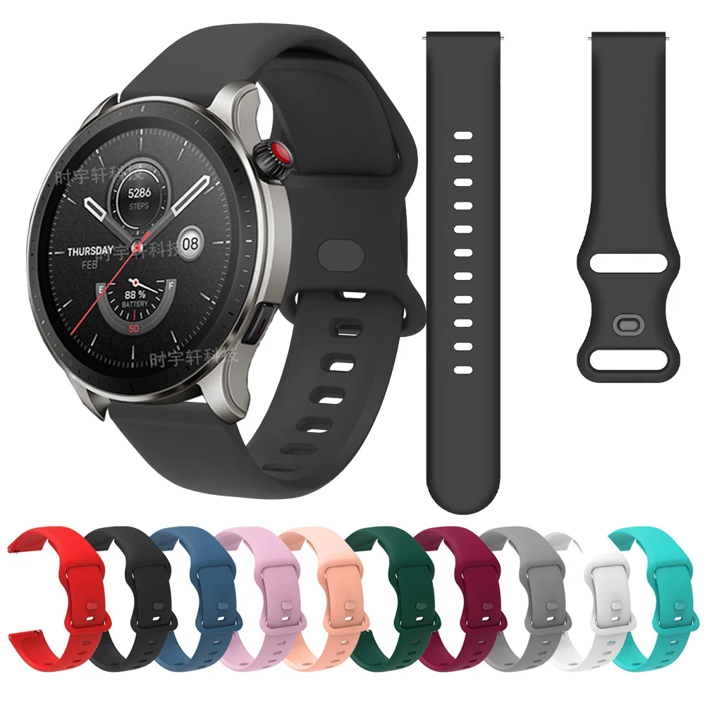 22Mm Silicone Watch…