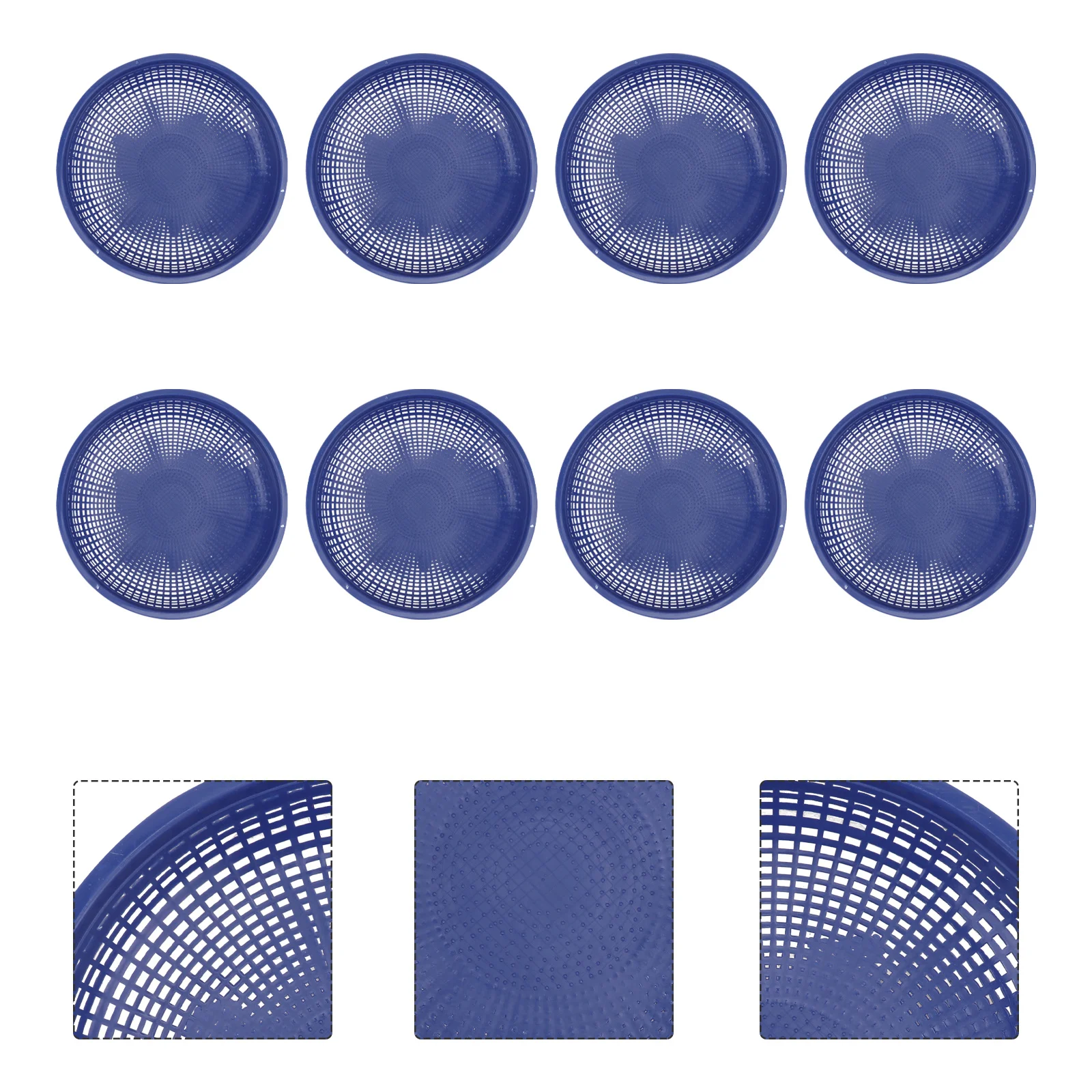 

8Pcs Plastic Bird Nest Durable Round Shape Comfortable for Small Birds Pet Bird Cage Egg Holder Outdoor Decoration