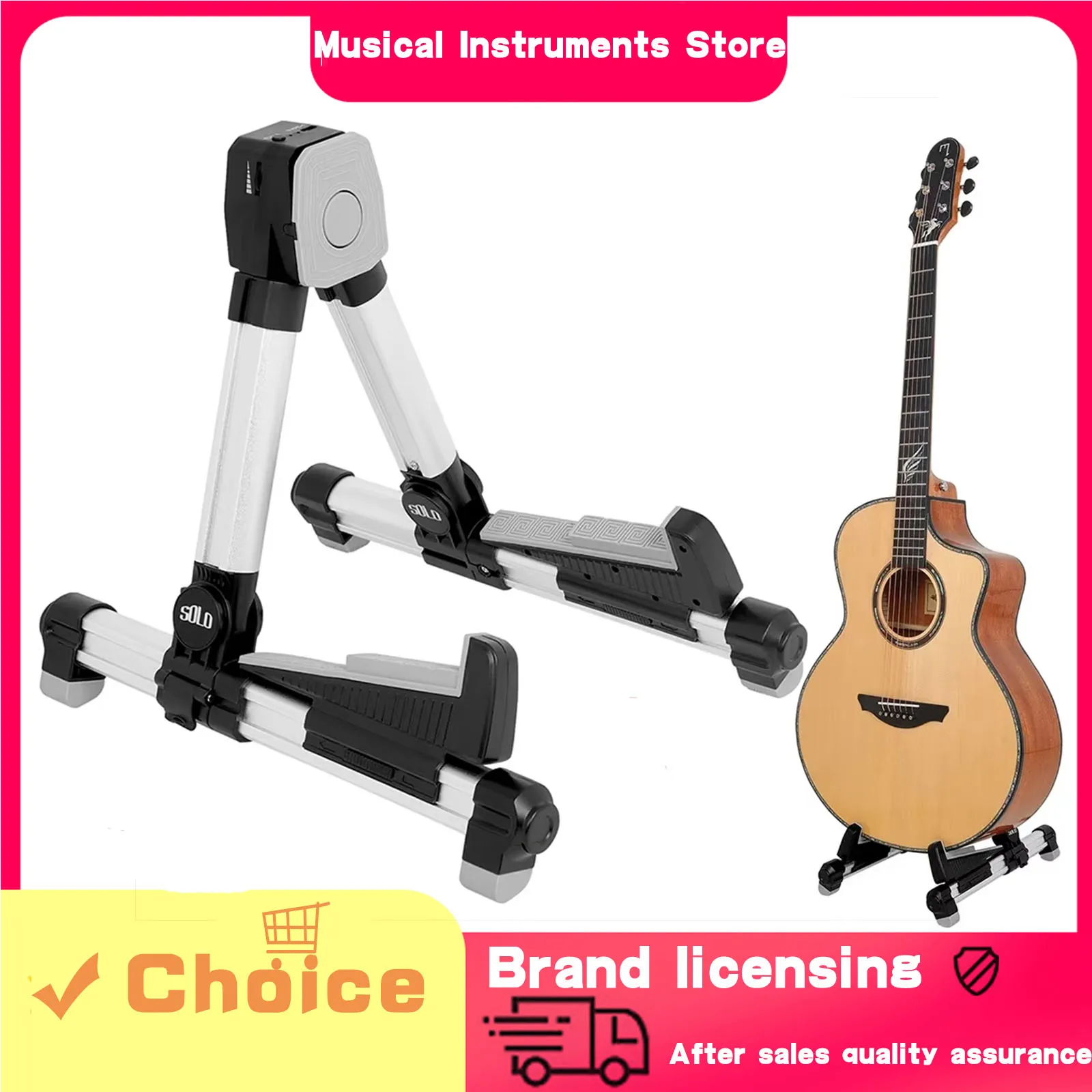 

Подставки для гитар из алюминиевого сплава, защитные кронштейны из АБС-пластика с резонансным Bluetooth-динамиком, USB-кабелем для зарядки и аксессуарами