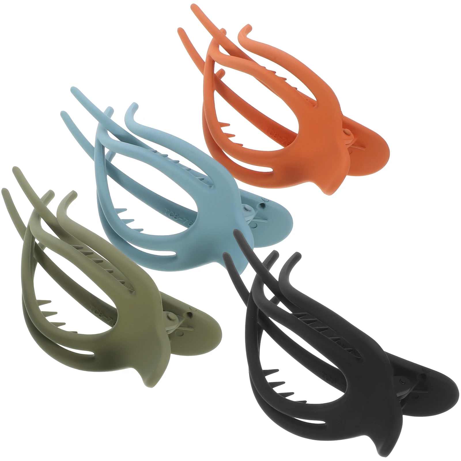 

4 Pcs Clips PC Material French Style Women Accessories Durable Sectioning Hair Clips For Women Barrettes